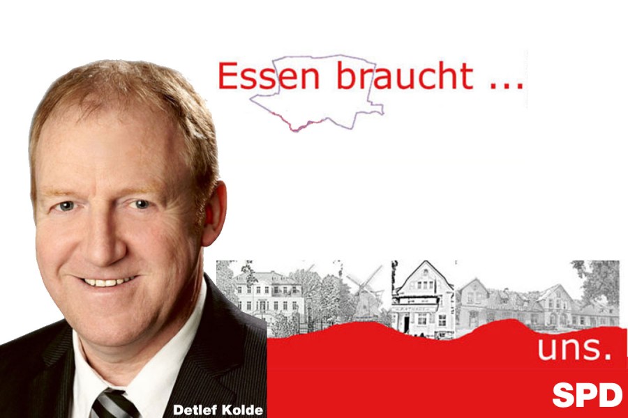 Detlef Kolde mit Grafik