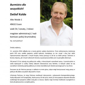 Flyer Detlef Kolde auf Polnisch