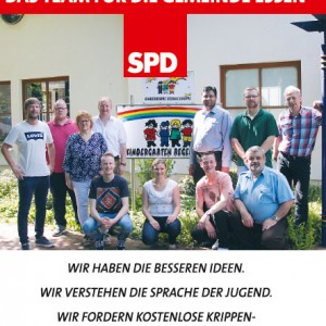 Wahlflyer der SPD für die Gemeinde Essen/Oldb.