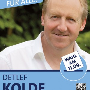 Wahlplakat Bürgermeisterwahl