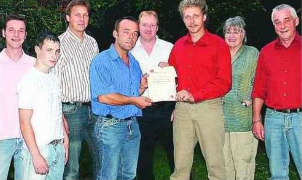 Übergabe Förderpreis