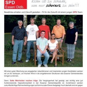 Flyer zur Kommunalwahl 2006