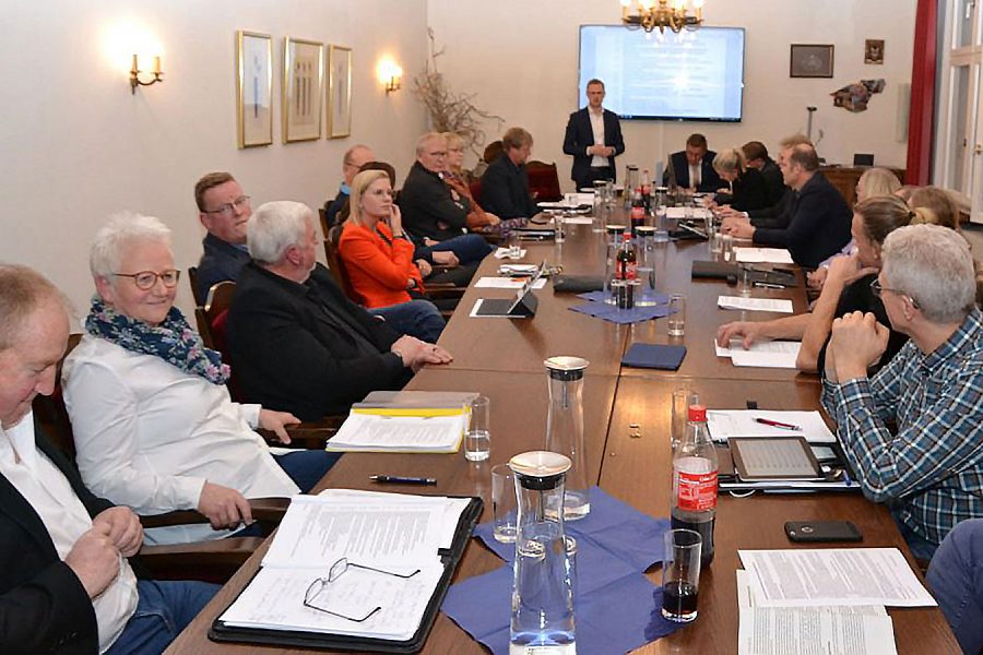 Bild von der Sitzung