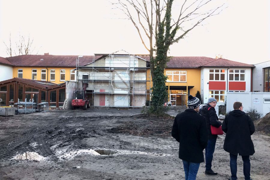 Außenbereich der Grundschule