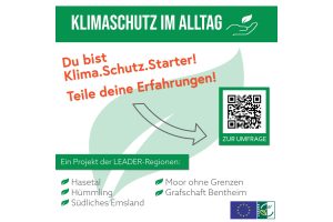 Werbung für die Umfrage