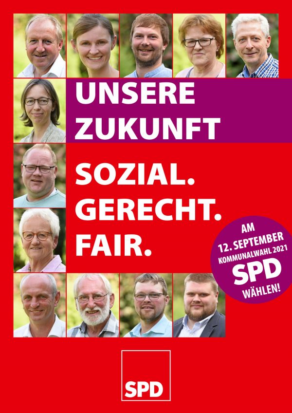 Plakat zur Kommunalwahl