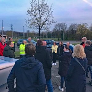 Gruppenbild beim Ortstermin